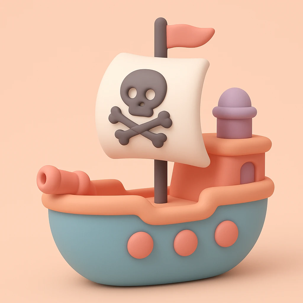 pirate ship emoji