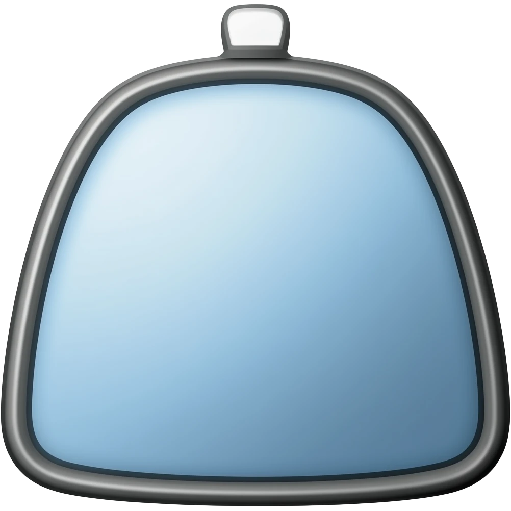 rearview mirror emoji