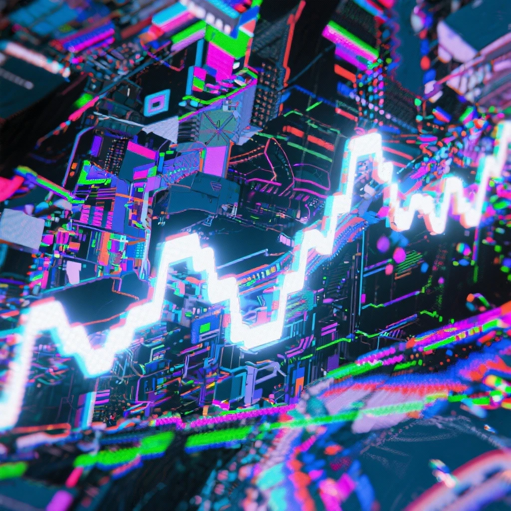 cyberwave glitch digital microscanner projection of these images but featuring no people, cyber hologram, abstract, experimental glitchy brutalist graphicwave,  style of anime emoji