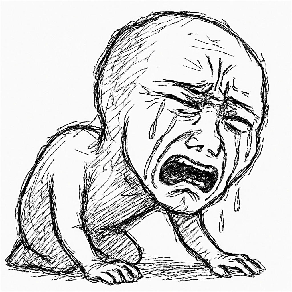 大哭崩溃的表情 emoji