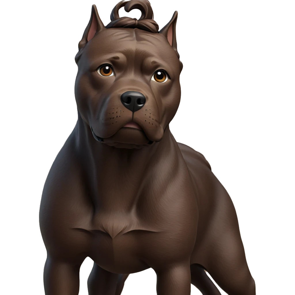 dog in soft focus background emoji