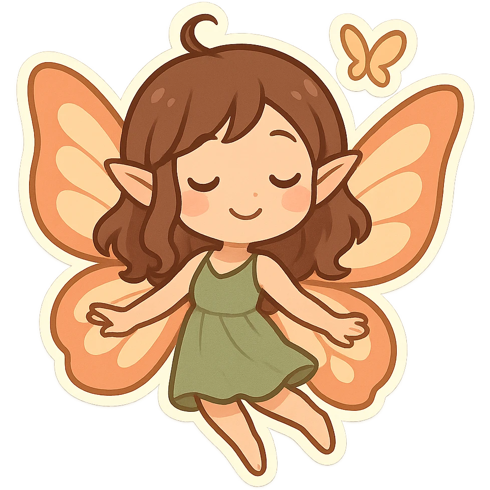 一个蝴蝶仙子 emoji