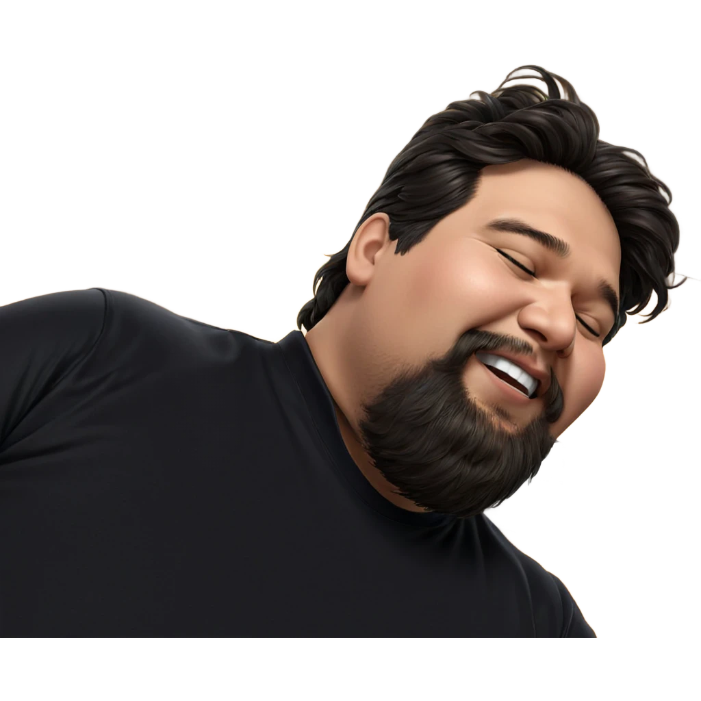 boy with closed eyes indoors emoji