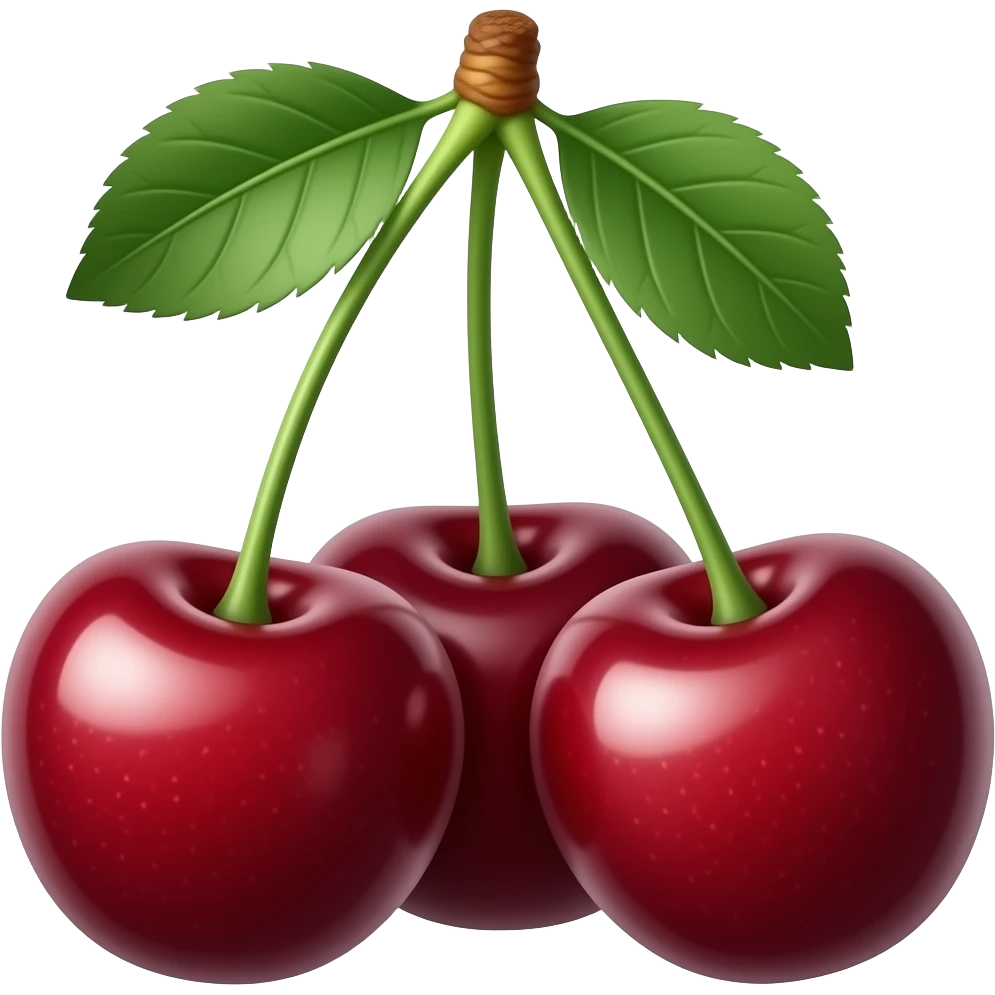 3 cherries emoji