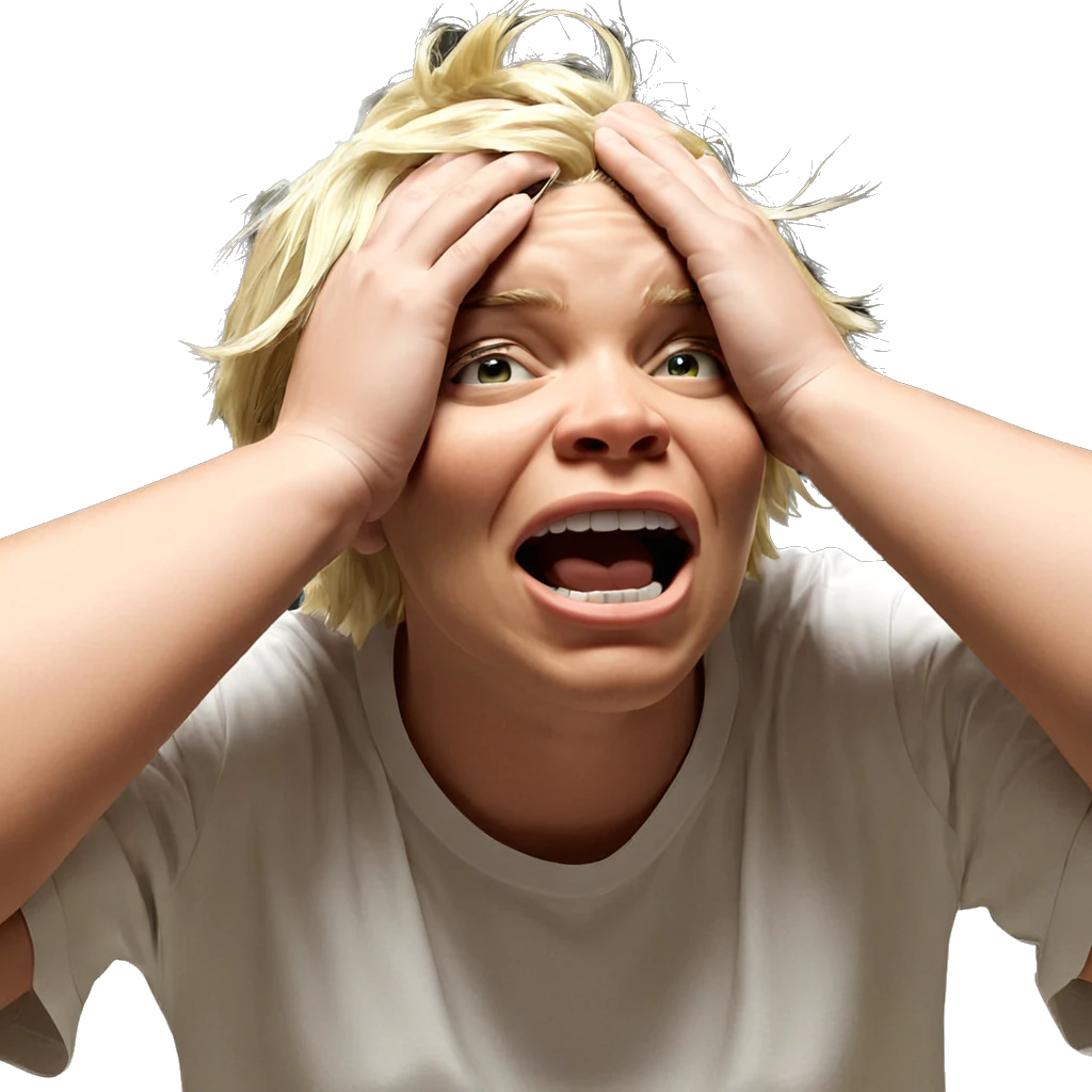 blonde boy in meme moment emoji