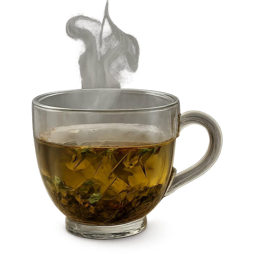 TAZZA DI TISANA DRENANTE, IPERREALISTICA 4K emoji