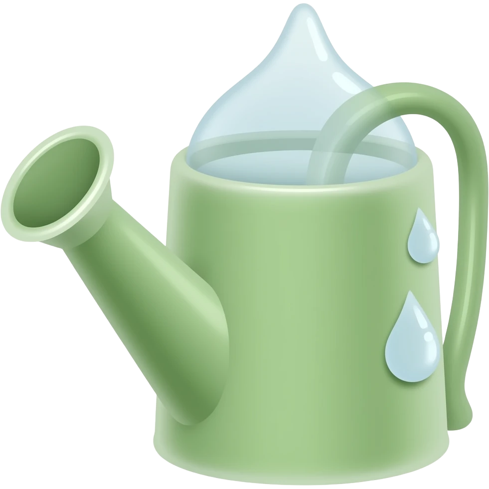 watering can with water emoji
