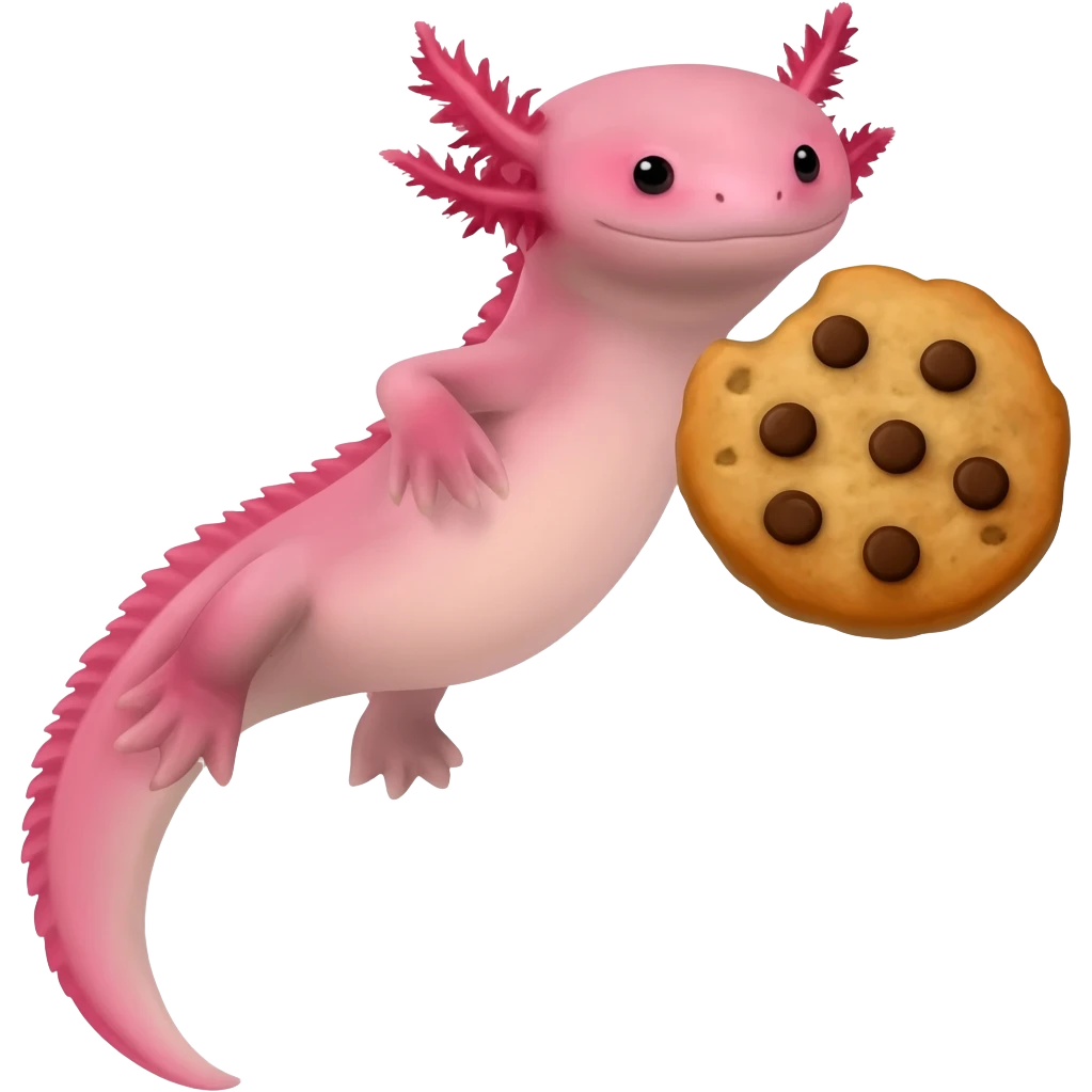 Axolot pop start cookie emoji