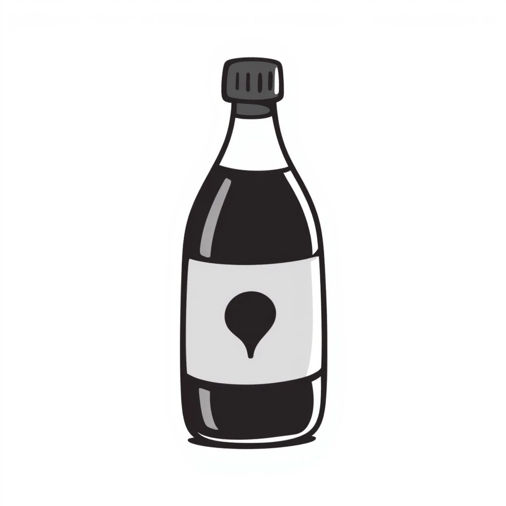 soy sauce bottle, icon emoji