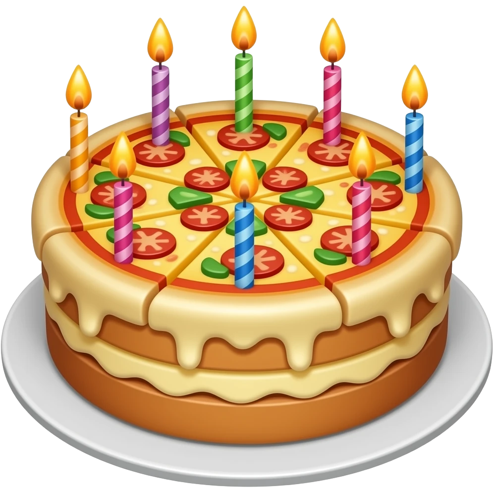 pizza birthday emoji