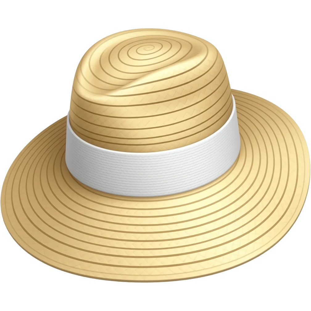 Straw hat emoji