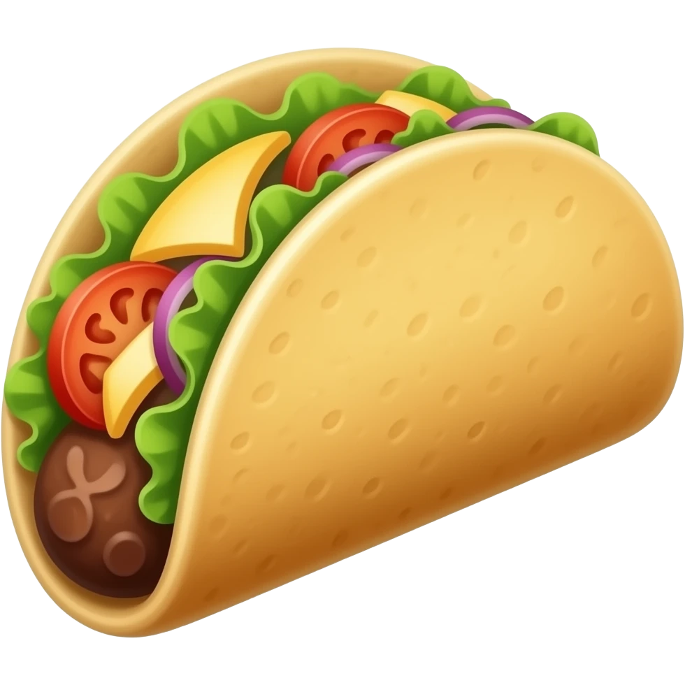 soft-shell fish taco emoji