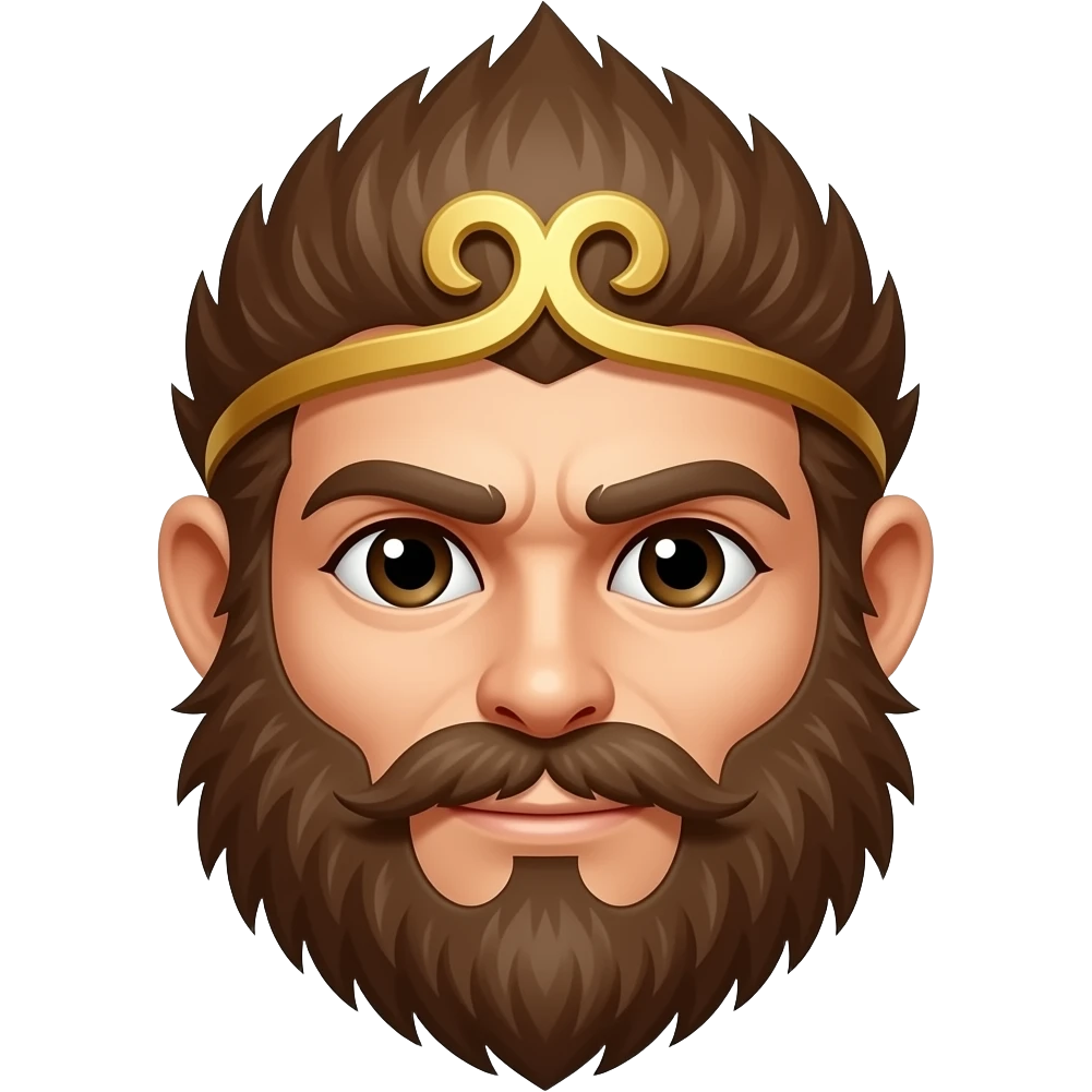 hanuman with handsome face emoji
