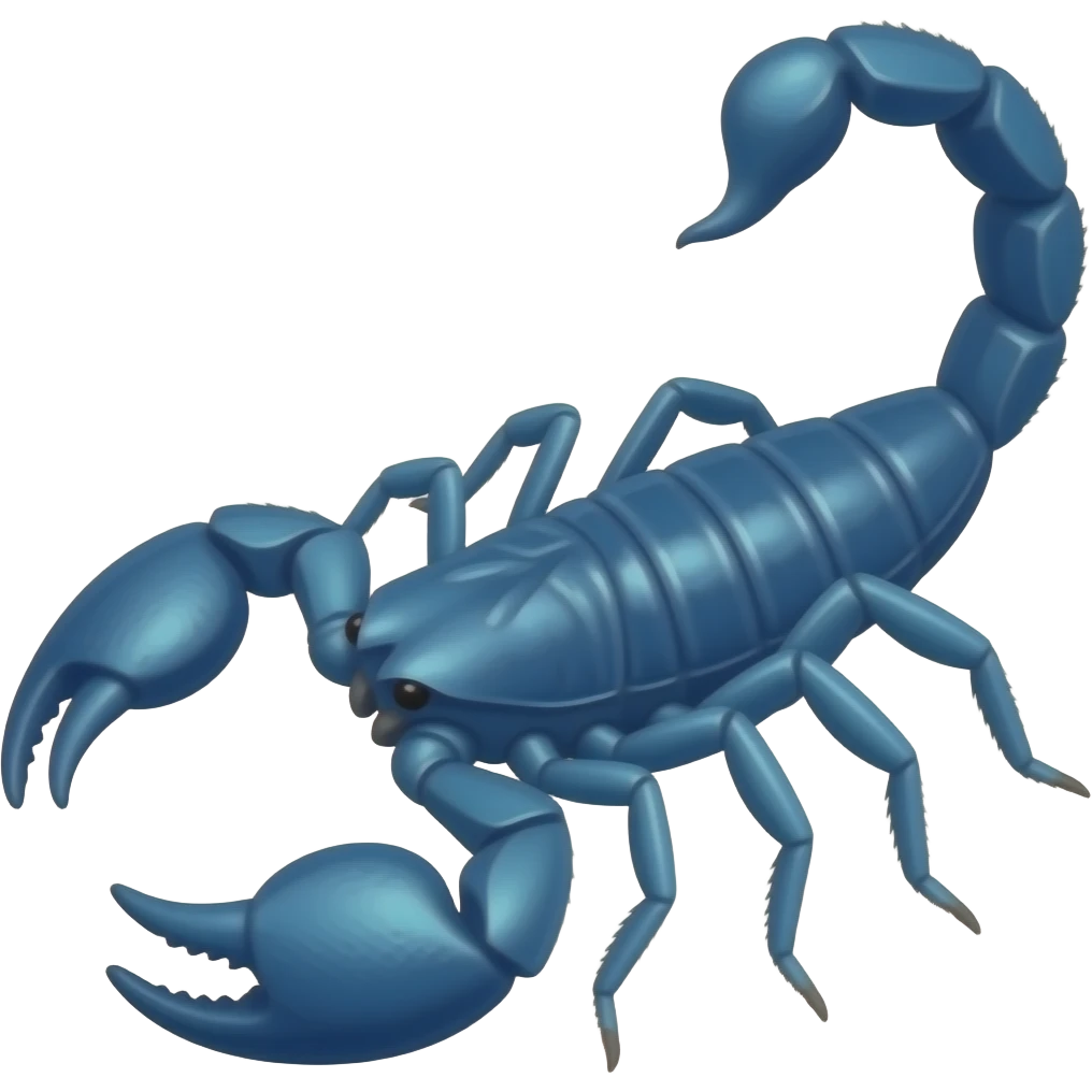 scorpio azul real emoji