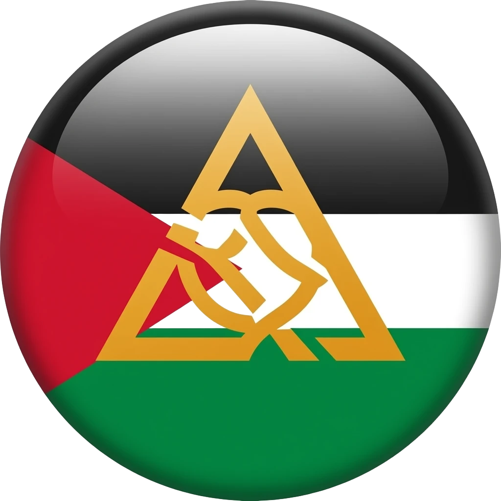 Palestine 🇵🇸 flag same as this emoji, but add this 🍊 emoji to the red triangle part just in it emoji