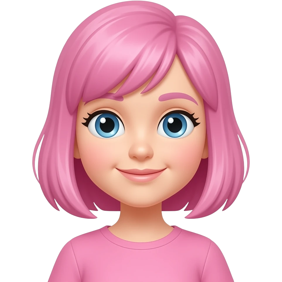 pink girl emoji
