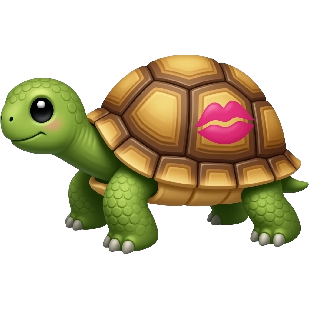 💋🐢 emoji