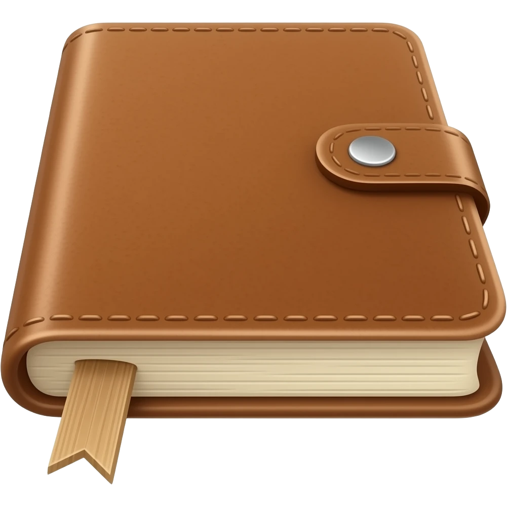 journal brown emoji