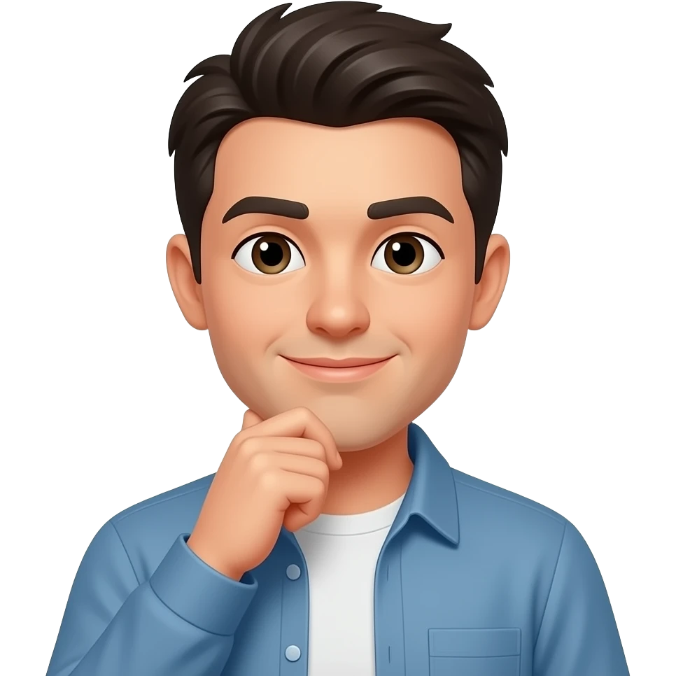 Pensando parte da tarde emoji