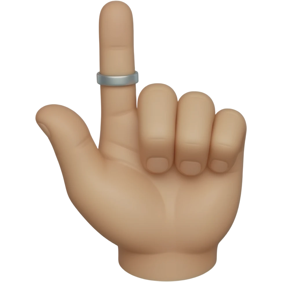 Dit is alleen de vingertop, ik zoek een volledige hand die een middelvinger opsteekt, maar het is maar een halve middelvinger emoji