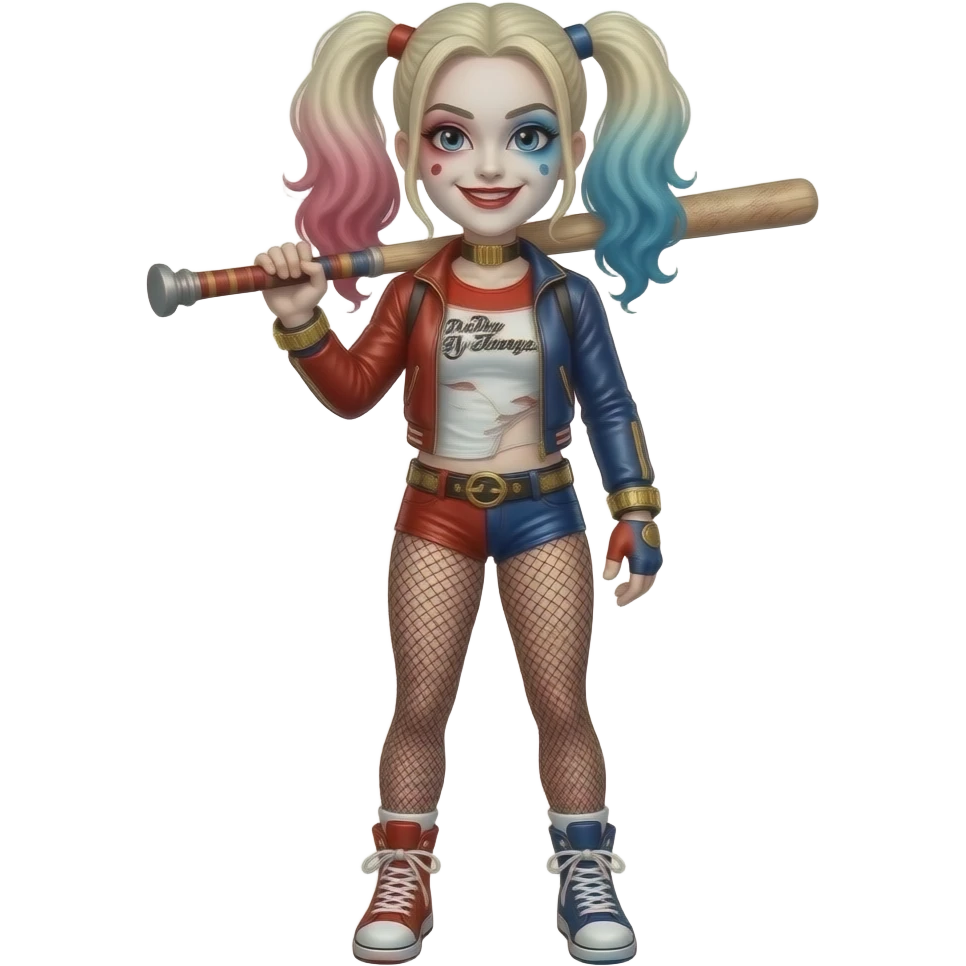 harley quinn nagando emoji