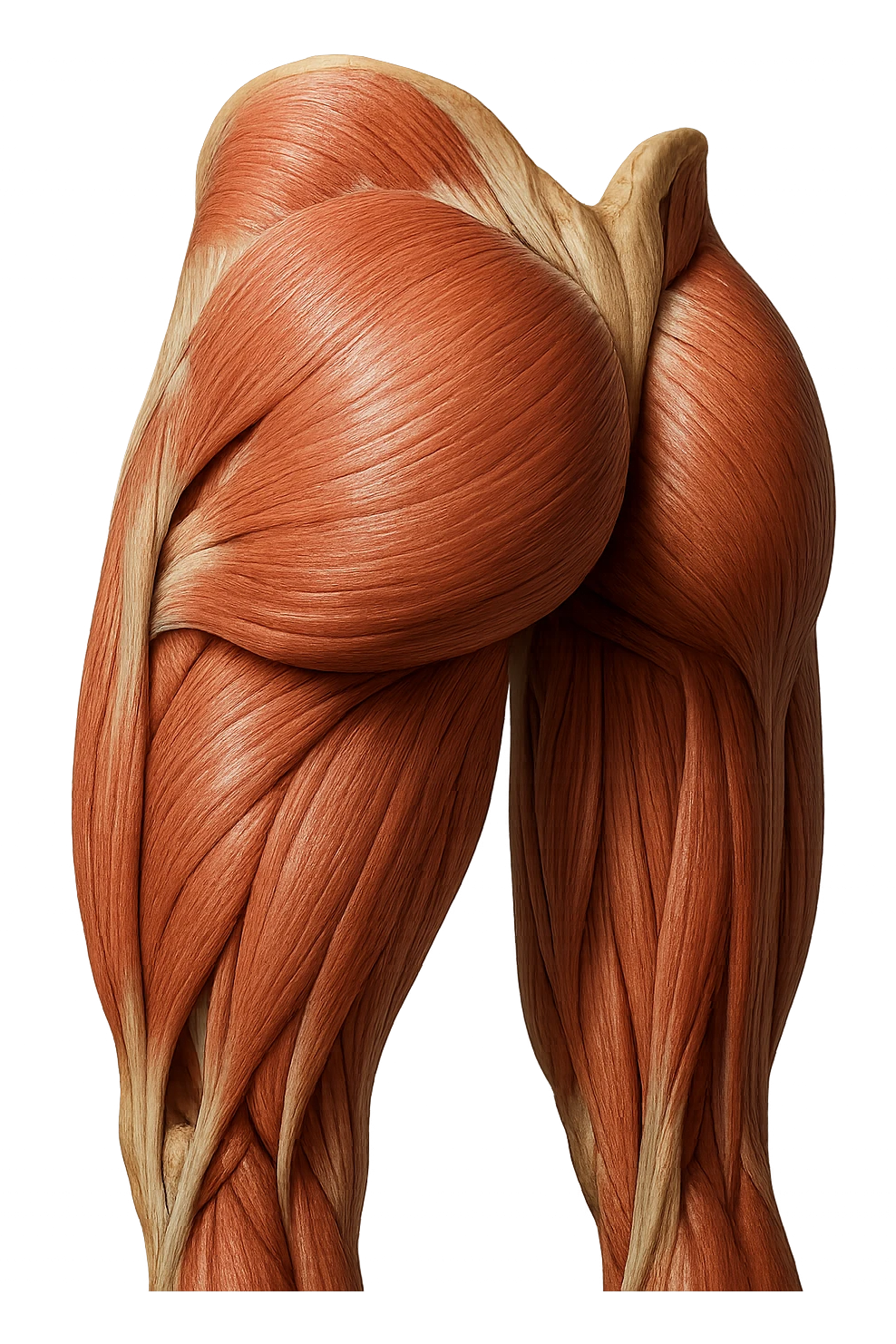 glutei gruppo muscolare iperrealistico 4k emoji