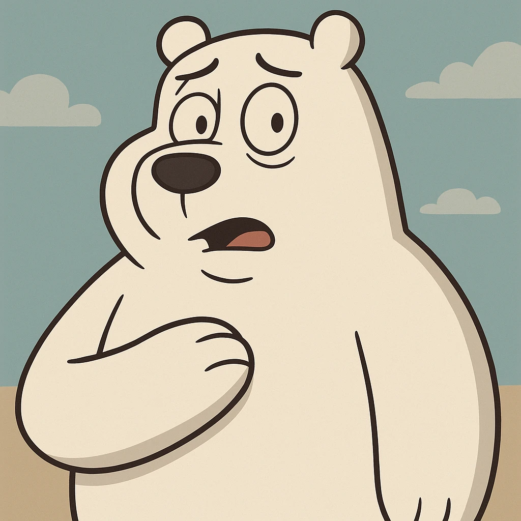 Polar bear emoji