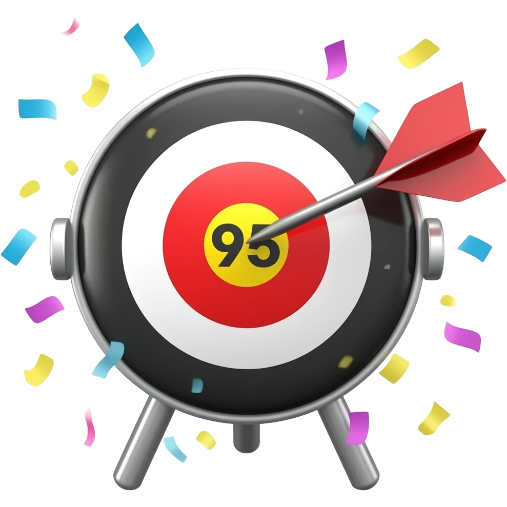 95 target celebration emoji