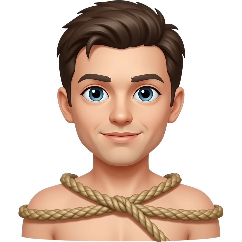 Arm with rope tied around it emoji