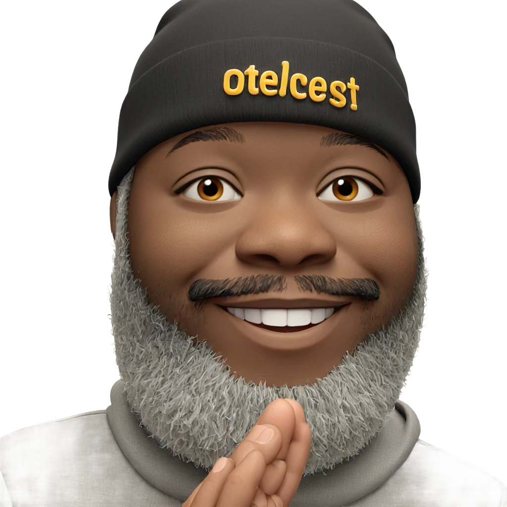 smiling boy in beanie emoji