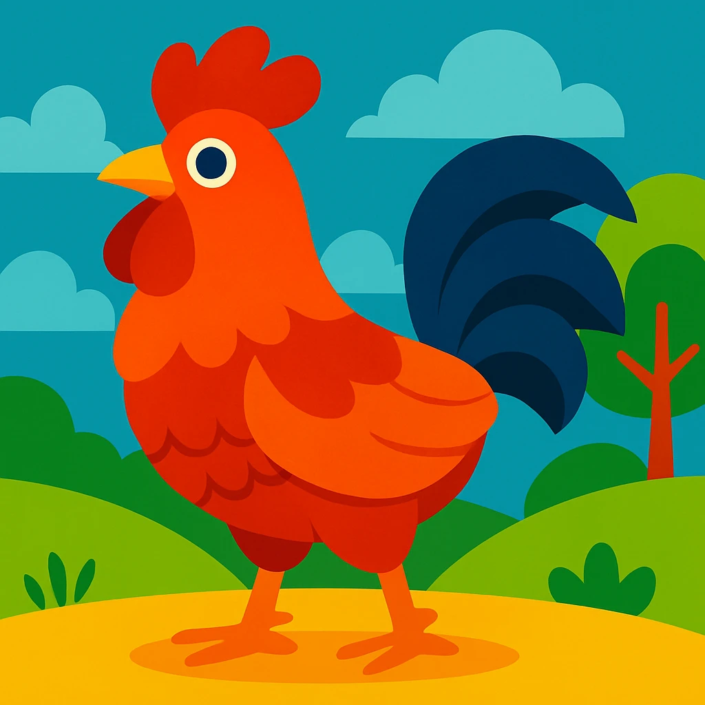 Rooster emoji