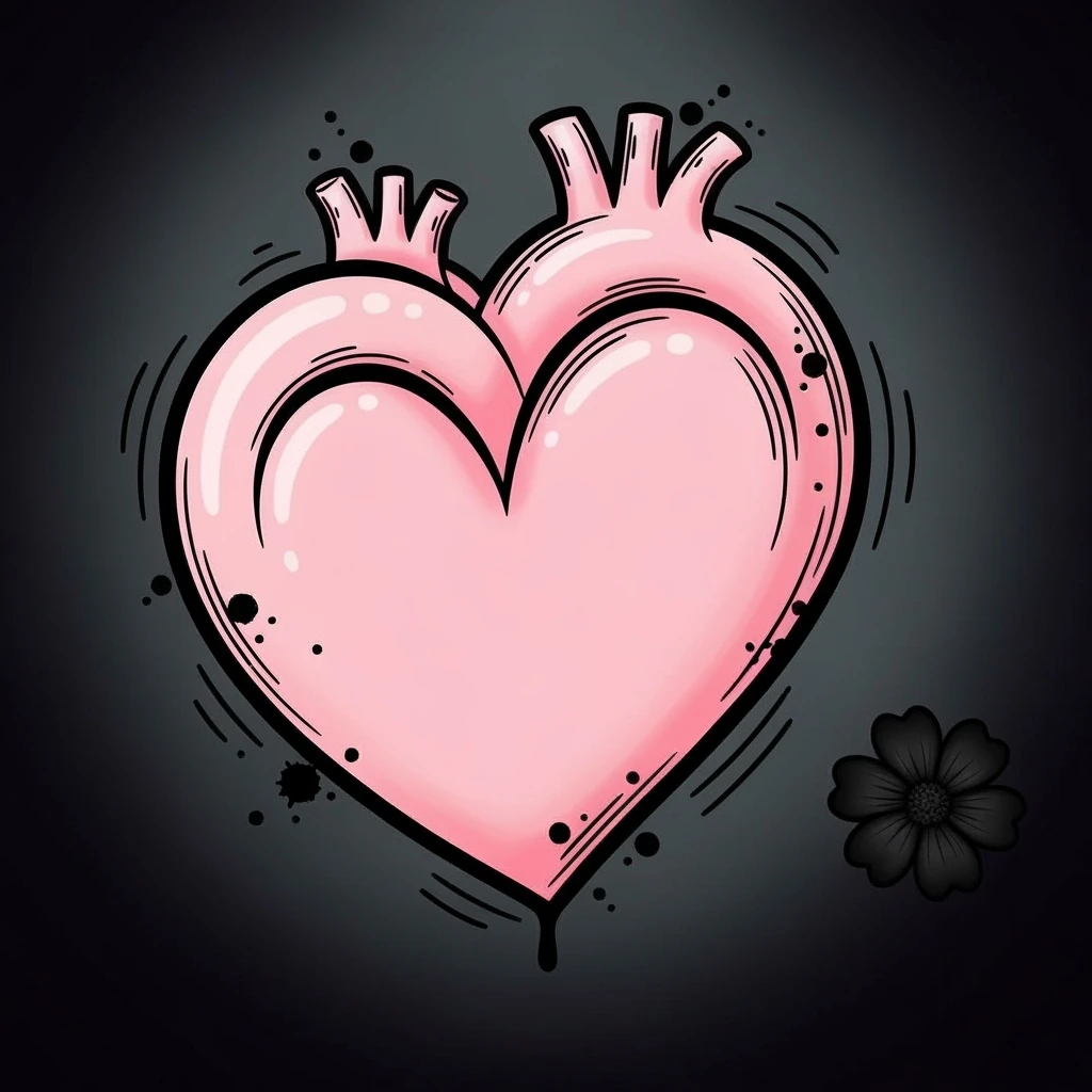 cute emo heart emoji