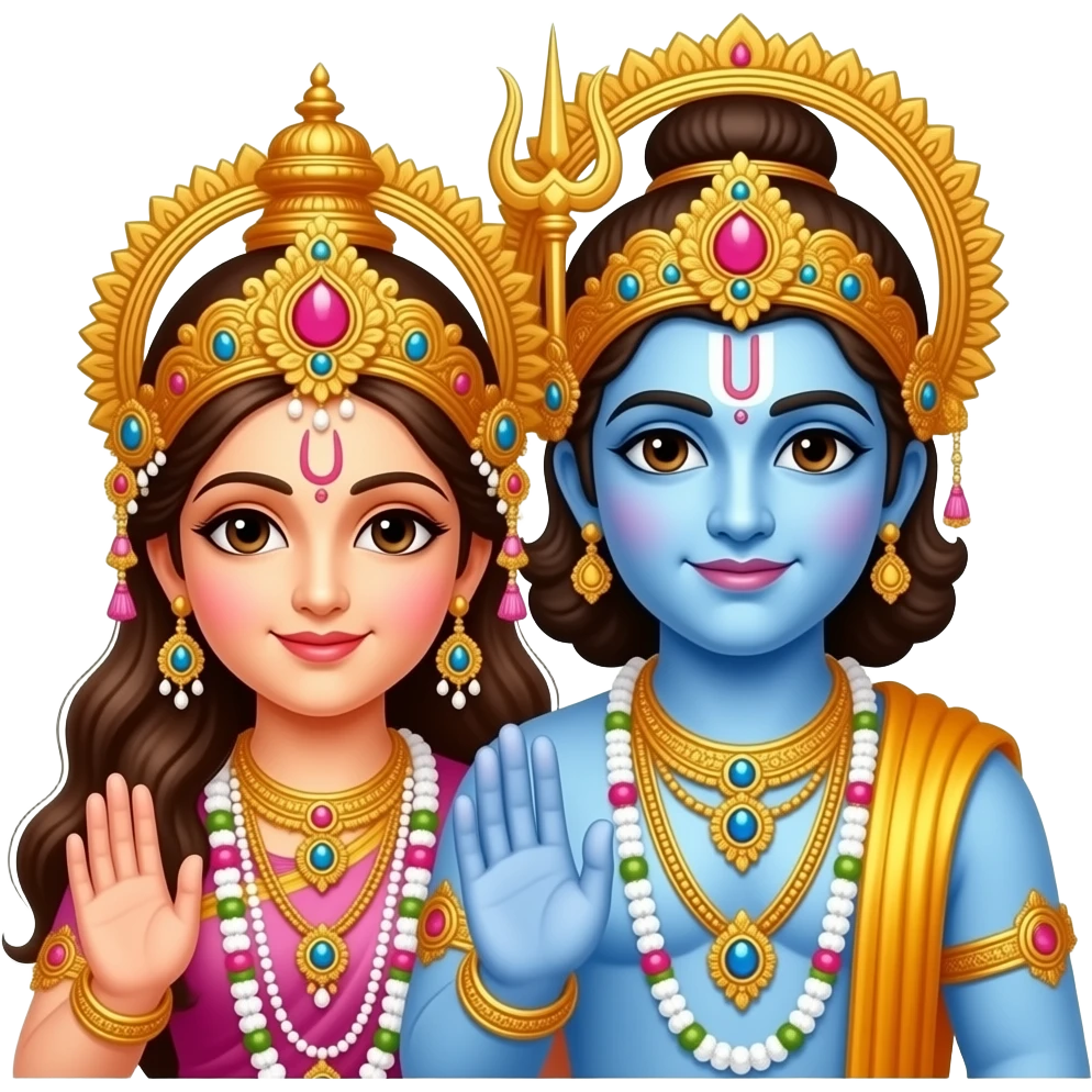 Radha Krishna emoji