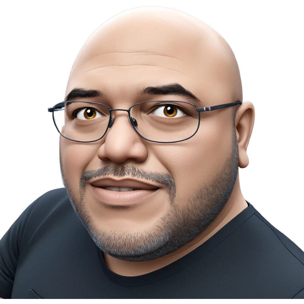 male portrait in black shirt emoji