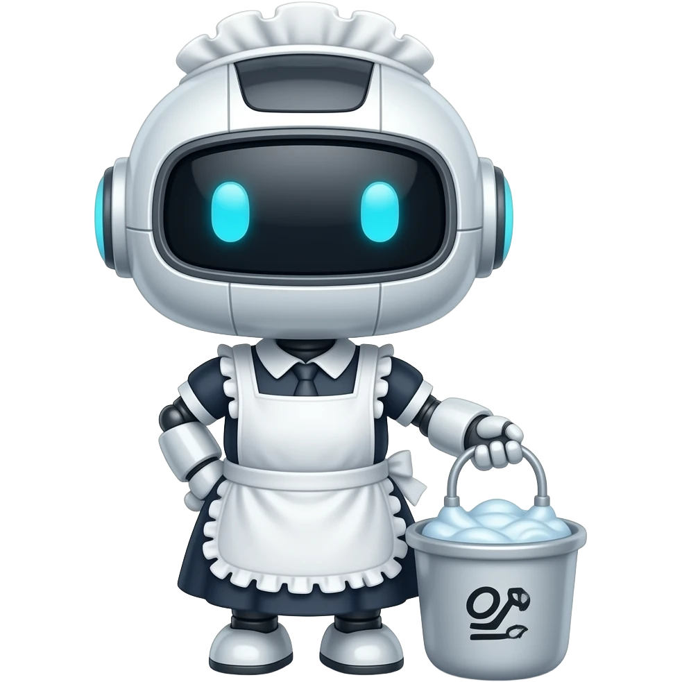 귀여운 로봇 집사 emoji