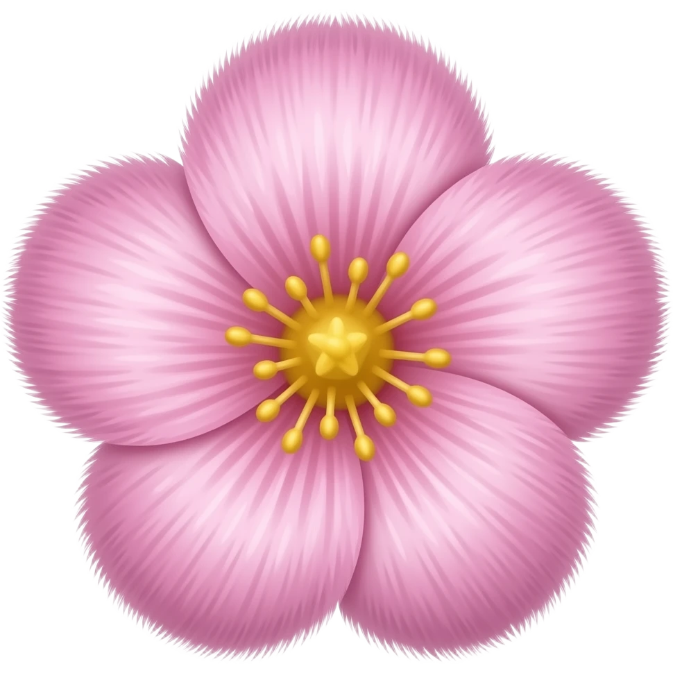 pink spring FLuffy emoji