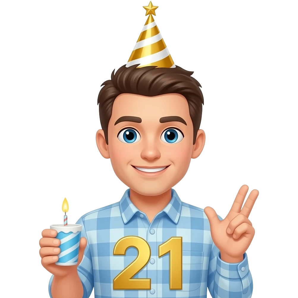 21ST BIRTHDAY emoji