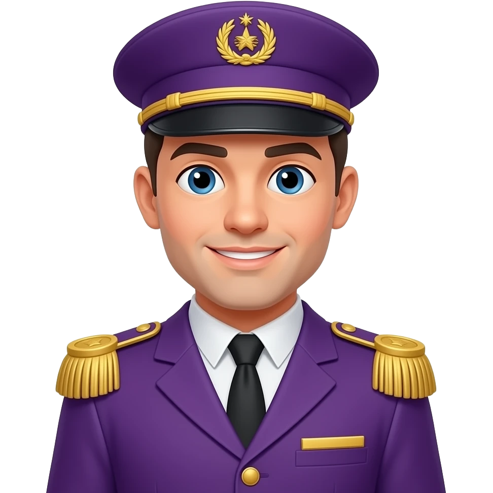palace Doorman purple uniform emoji