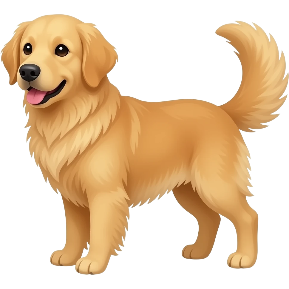 Golden retriever emoji