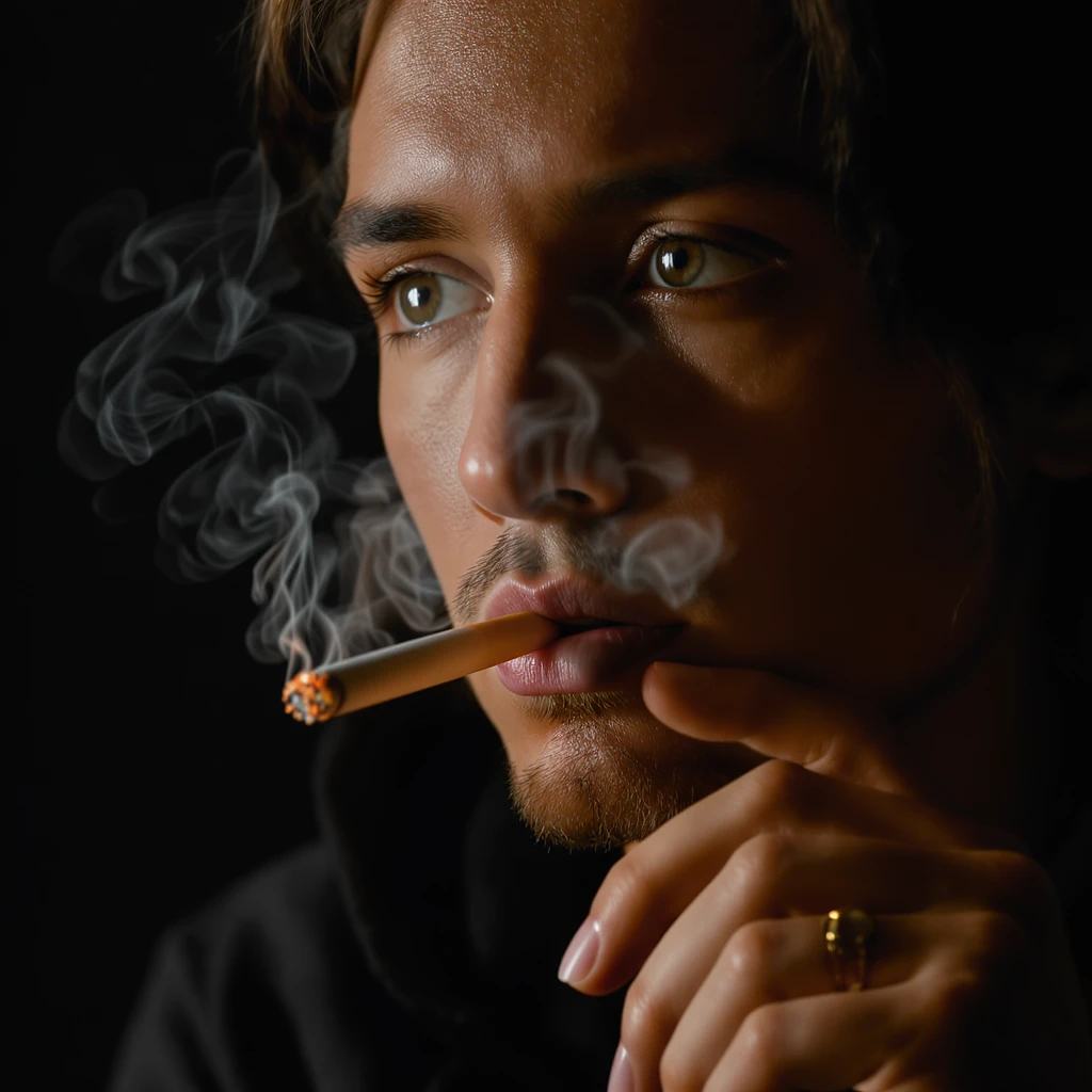 realistic cigarette emoji