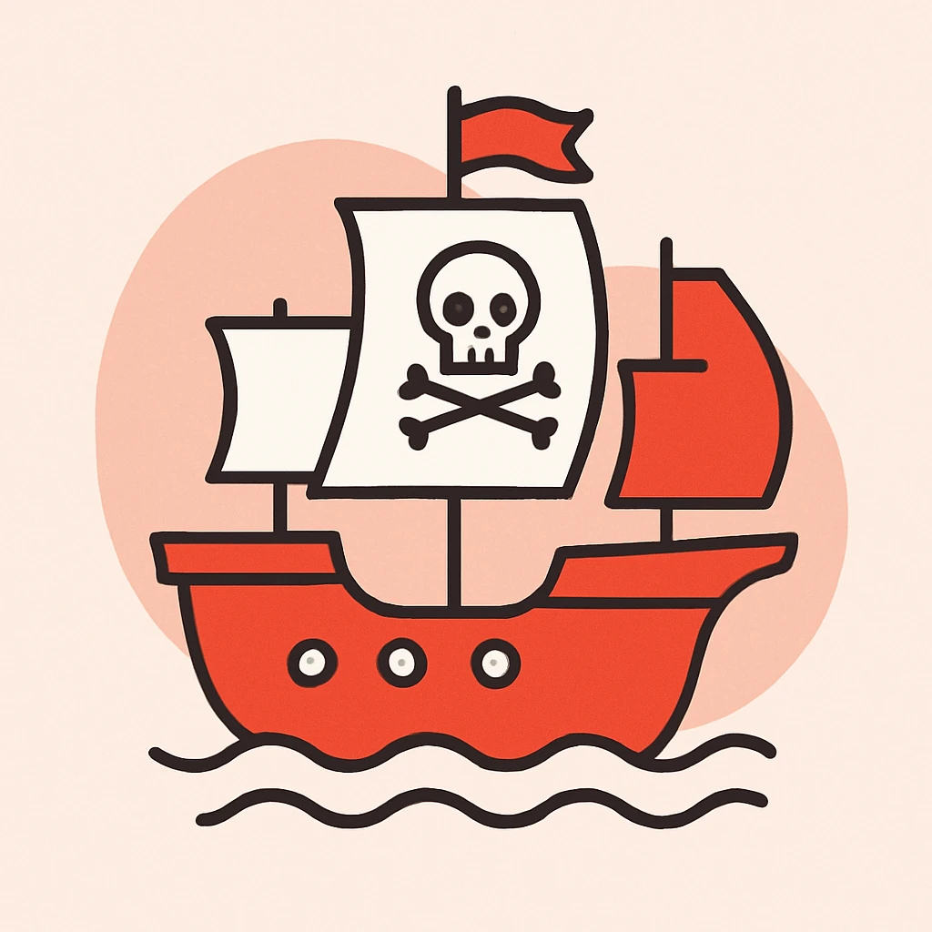 pirate ship emoji