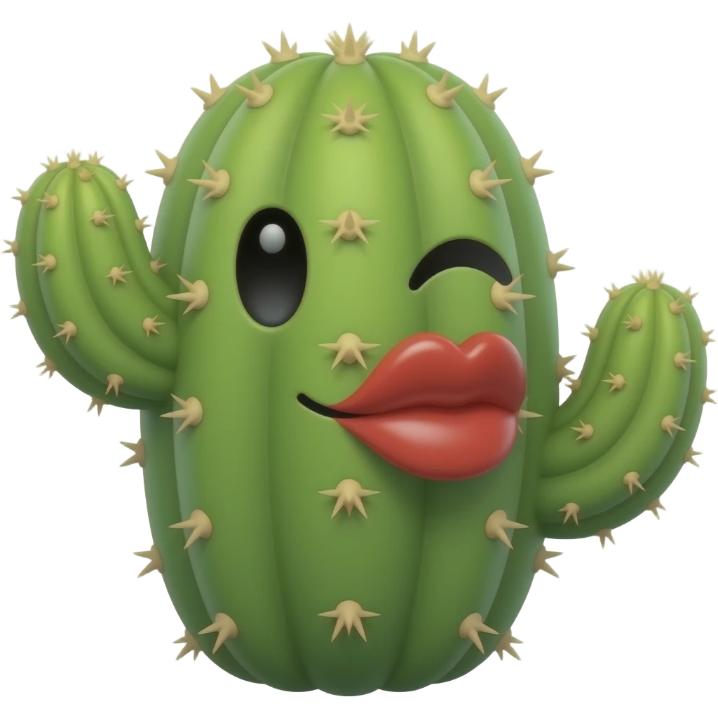 🌵💋 emoji