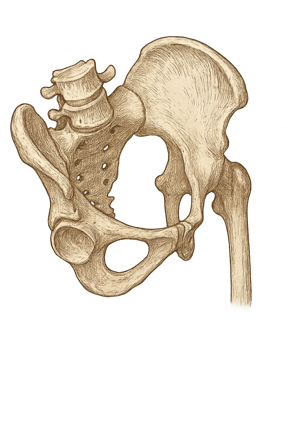 Bacino anatomico ruotato in senso orario emoji