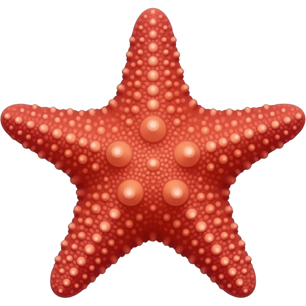 red starfish emoji