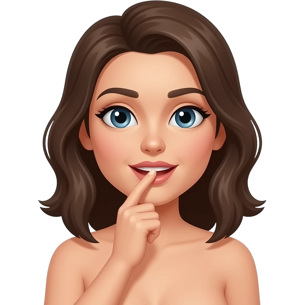 woman masturbating naked emoji