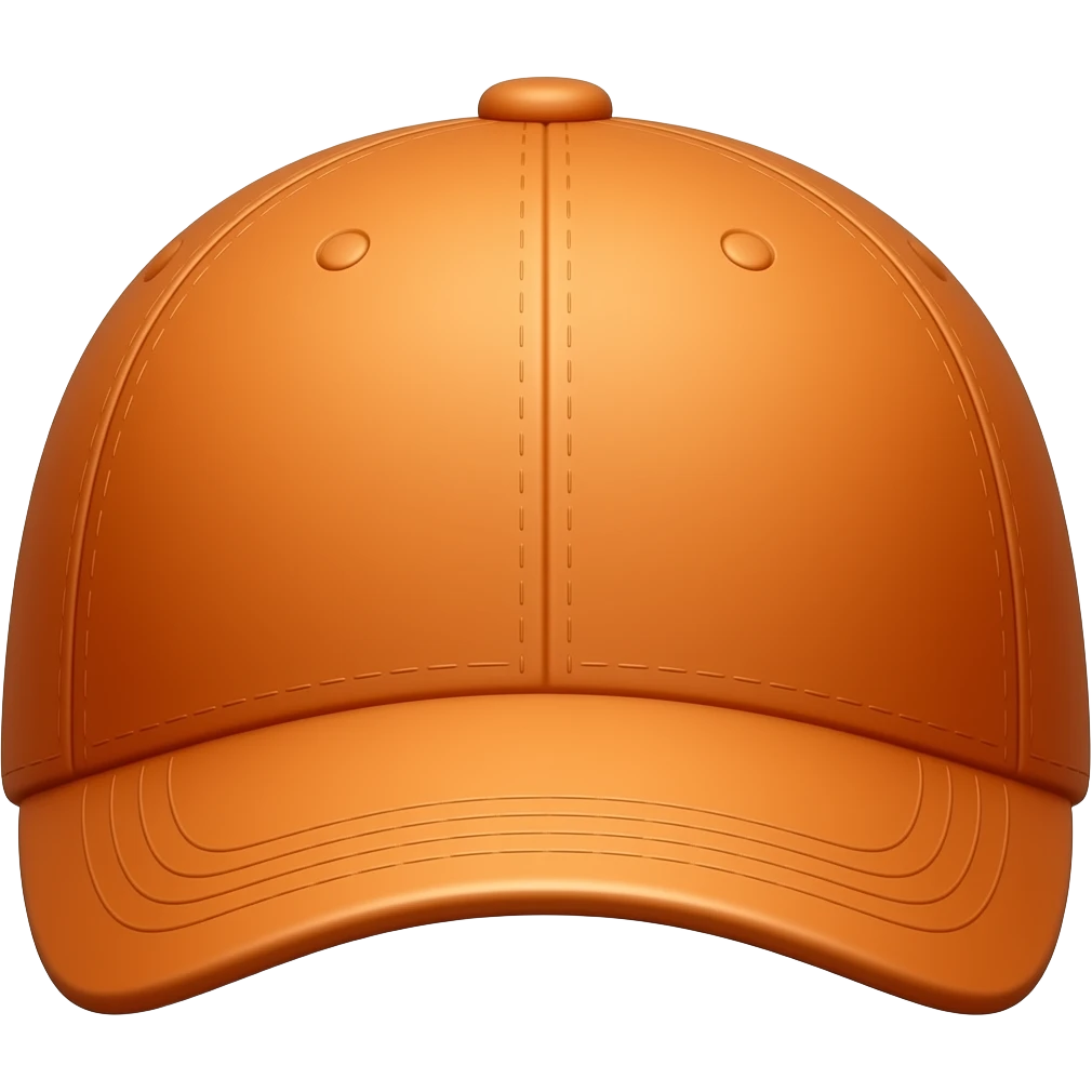 Orange colour cap emoji