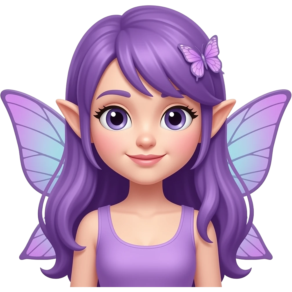 fairy purple emoji