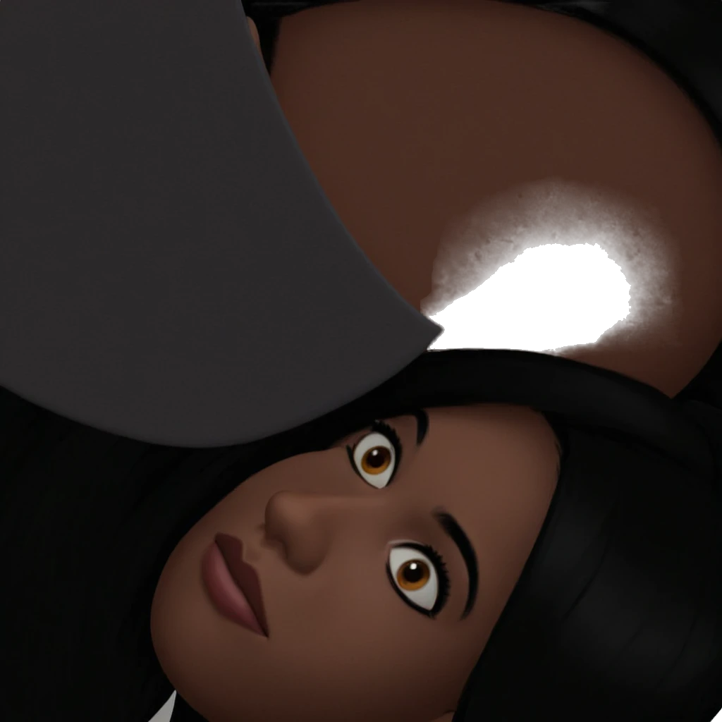 elegant black hair beauty emoji