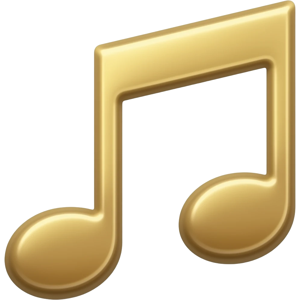 CREA UN EMOJI DE NOTA MUSICAL emoji