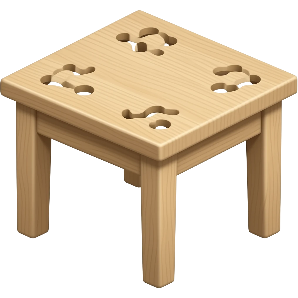 hazme un emoji de una tabla con orificios, solo poquito no tan grande un emoji emoji